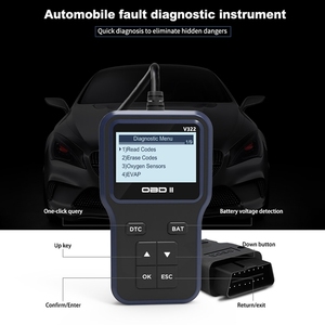 Real-Time Data Stream ODB Trip <strong>Computer</strong> Intelligent <strong>Decoder</strong> Engine Fault Detector OBD-II Pro V322