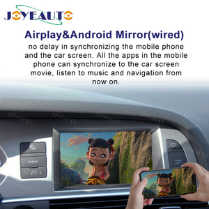 JoyeAutomultimediaワイヤレスCarPlayインターフェースアウディMMI 2Gダッシュボードに取り付けられた4K解像度タッチスクリーンGPS USB CDアダプター - Product Image 3