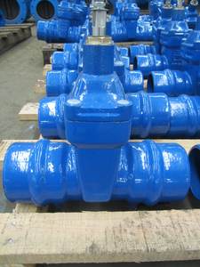 Yfa DIN วาล์วประตู GGG50เหล็กหล่อ Pn16 DN100 F5 DIN มีเบ้าคู่สำหรับท่อพีวีซีวาล์วระบาย - Product Image 6