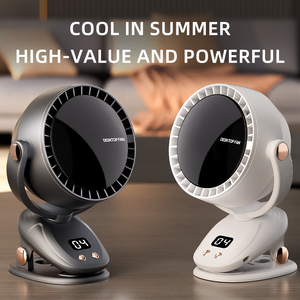 Desktop Fan Usb Ventilation <strong>Portable</strong> Rechargeable Li-ion Battery <strong>Computer</strong> Display Data Regulation 6 Speed <strong>Control</strong> Bladeless Fan