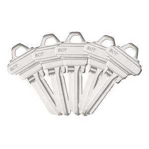 ขายส่งกุญแจประตูทองแดง llaves de casa เงิน SC1 Key ช่องว่าง Uncut คีย์สําหรับสําเนา - Product Image 1