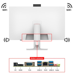 23.8 "iş hepsi bir PC Core I3 I5 I7 hızlı yayın Metal taban Dual Band WiFi BT oyun AIO masaüstü dokunmatik ekran bilgisayar - Product Image 4