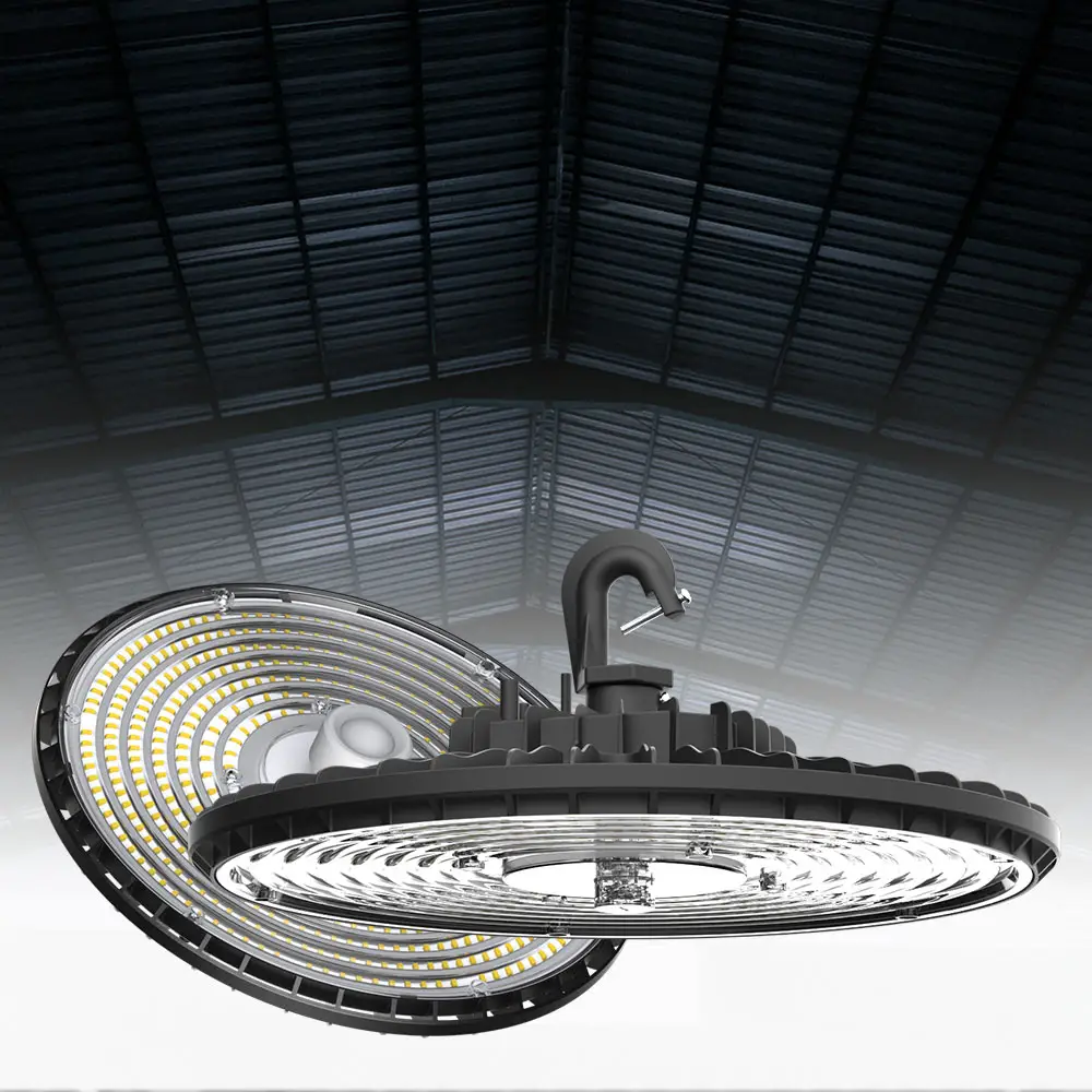 מסחרי & תעשייתי תאורת 100W 150W 200W Ufo Led מפרץ גבוה אורות למחסן גימנסיה מוסך