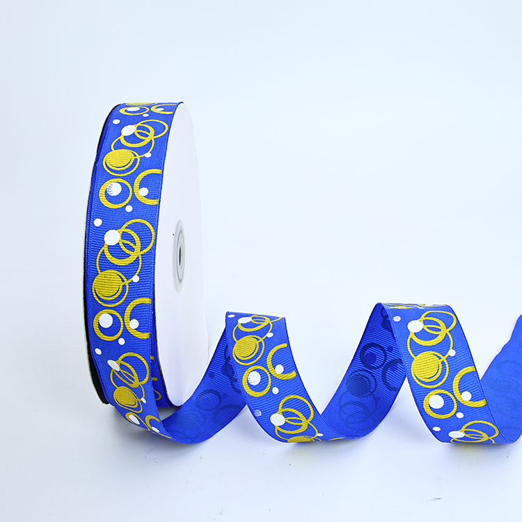 Costola ad anello blu 2,5 cmx100 iarde