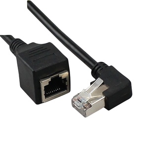 Elbow <strong>Type</strong> Gigabit Cat6 Ethernet Cable Extender with RJ45 Male Female Connector Used for Broadband <strong>Connection</strong> Computer <strong>Networks</strong> - Product Image 2