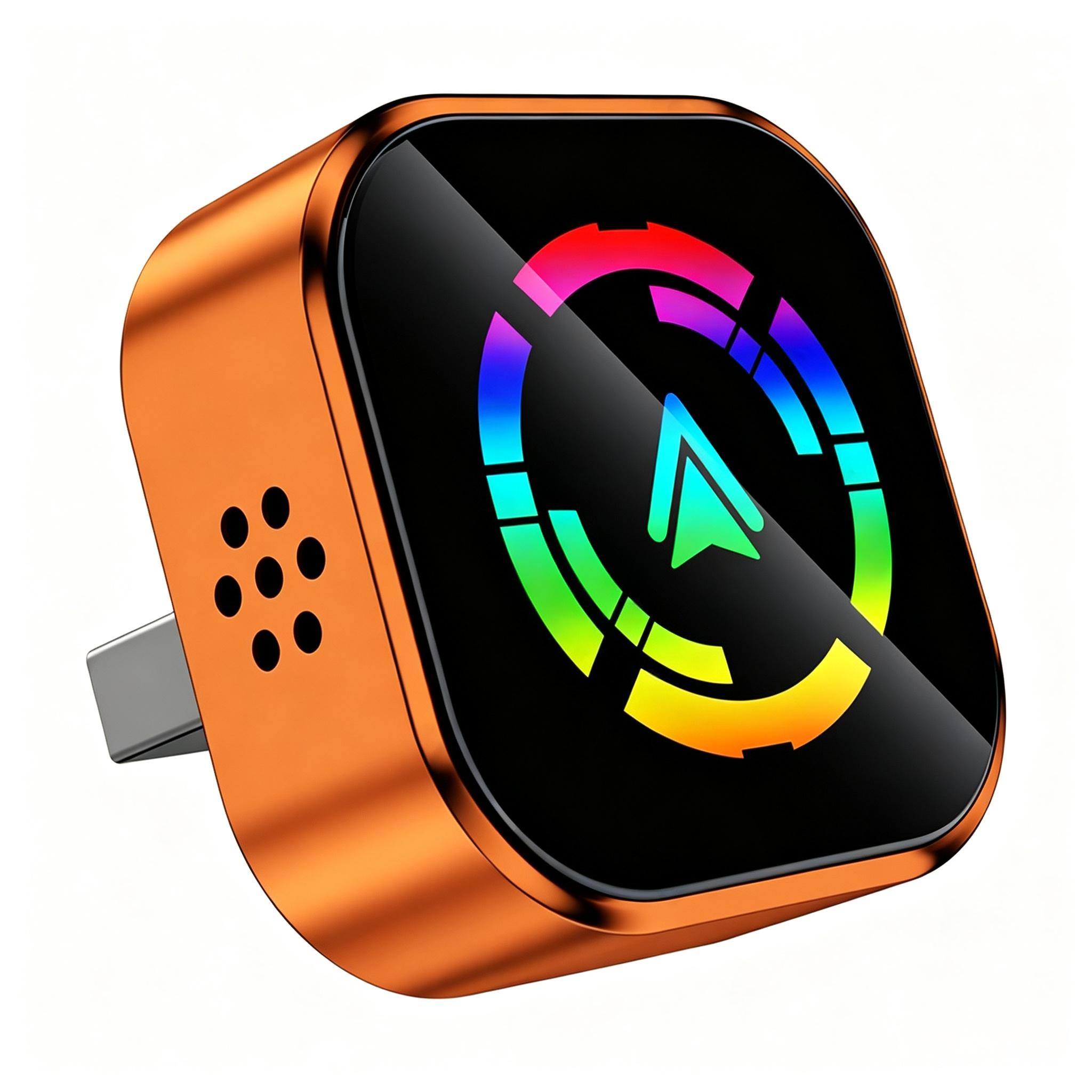 Orange-colored label