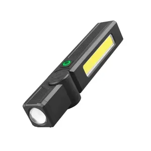 Многофункциональный USB перезаряжаемый светодиодный рабочий свет мощный COB факел для кемпинга водонепроницаемый ABS фонарик и фонарик - Product Image 2