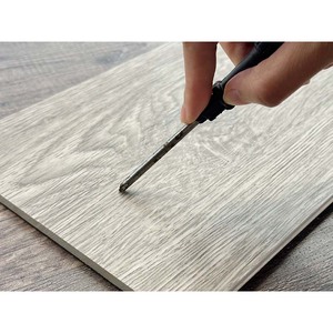 Pvc beyaz meşe ahşap su geçirmez geçmeli yer karoları 4mm daire Spc döşeme - Product Image 4
