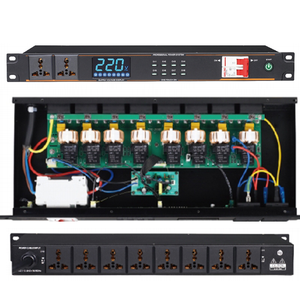 Professionale DL16 sistema Audio Sequencer Controller 16 vie ad alta potenza di alimentazione 2000w uscita concerti metallo Shell connessione Wifi - Product Image 1