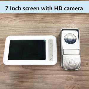 XH-767 Video Doorbell Night Vision <strong>Camera</strong> Door Phone Waterproof LCD <strong>Monitor</strong> Wired <strong>Intercom</strong> Video DoorPhone <strong>System</strong> - Product Image 2