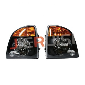 למעלה איכות H100 ראש מנורות OEM <span class=keywords><strong>92101</strong></span>-<span class=keywords><strong>4F510</strong></span> 92102-<span class=keywords><strong>4F510</strong></span> שחור רקע פנסי ליונדאי H100 פורטר 2013