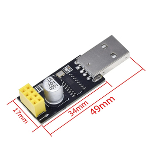 ESP01 programcı adaptörü UART GPIO0 ESP-01 Adaptater ESP8266 CH340G USB ESP8266 seri kablosuz Wifi develodevre kartı modülü