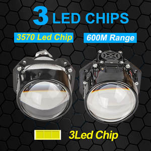 Sıcak 6000k 2.0 inç Bi-LED projektör ampul büyük Lens far Bi Led projektör Lens araba far araba için - Product Image 3