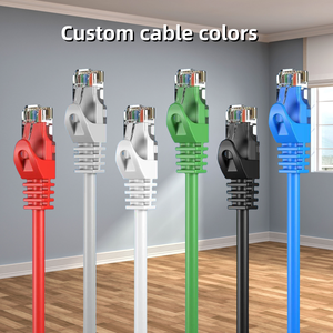 Cat6A 0.5m 1m 2m 5m 10m bakır Rj45 Utp CCA ağ kabloları Ftp Lan kablosu üreticilerin iletişim için Ethernet yama kablosu - Product Image 6