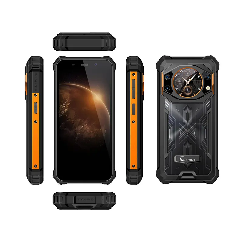 Fossibot F101 Pro Rugged smart Phones 8GB+128GB RAM NFC Android 13 5.45 Inch Cellphone 24MP Camera Waterproof mobile phone