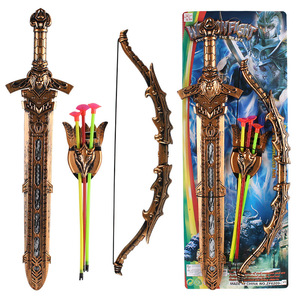 HY Toys Amazon's New Bronzed weapon <strong>Set</strong> Model Simulates a Children's Bow and Arrow - Product Image 5