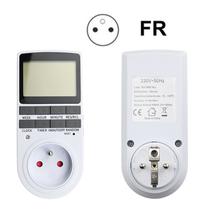 Электронный цифровой таймер EU/US/FR/BR Plug-230 В/110 В розетка кухонного таймера-7 дней 12/24 час программируемый таймер - Product Image 4