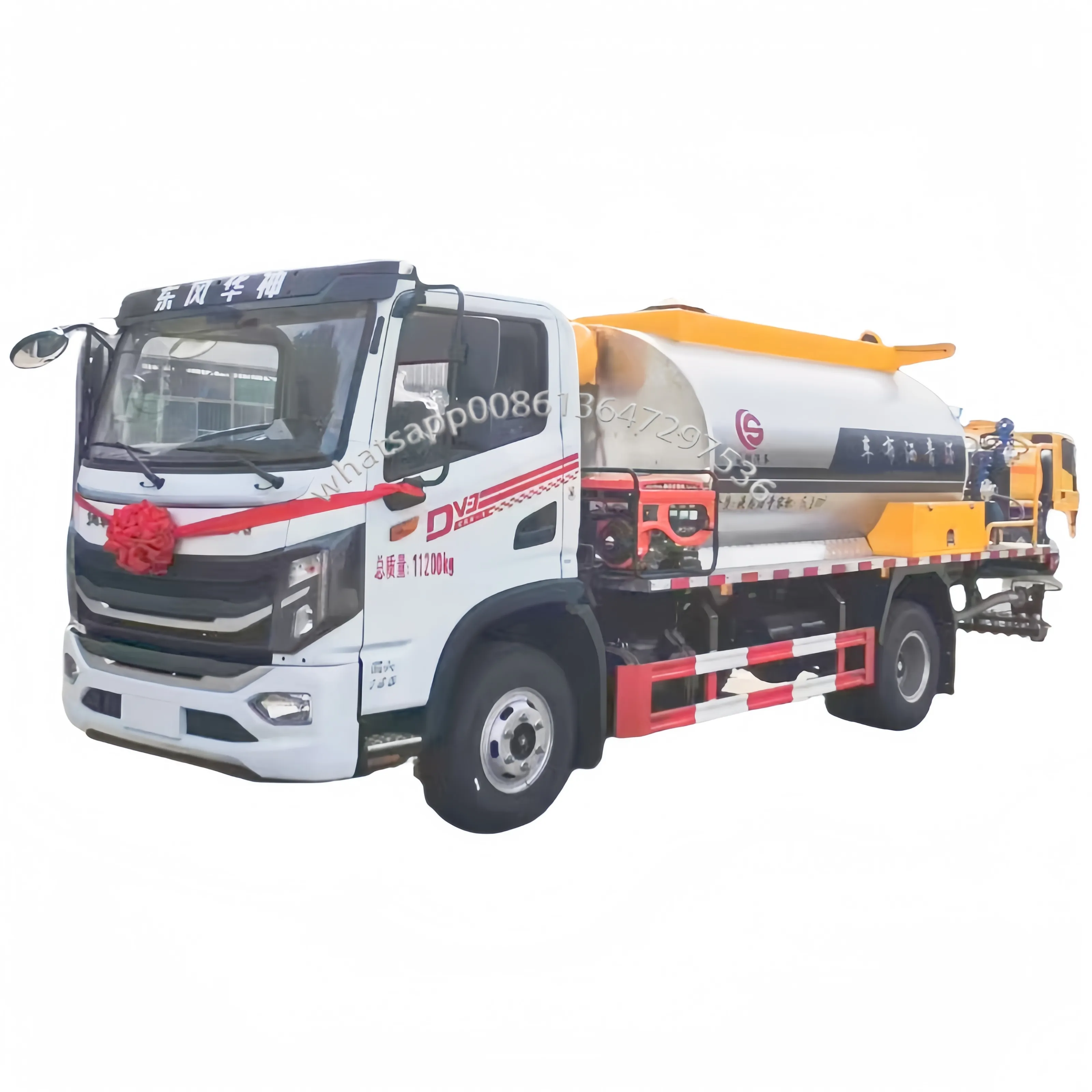 DFAC shacman Howo Distribuidor de asfalto de 4-13 toneladas Distribuidor de emulsão de alcatrão para caminhões e reboques