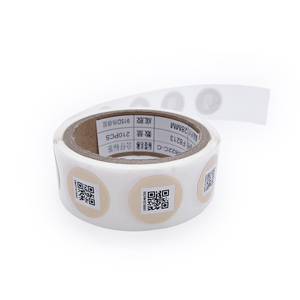 Etiqueta NTAG213 NTAG215, etiqueta blanca en blanco para mascotas de PVC, pegatina NFC para teléfono móvil, incrustaciones húmed