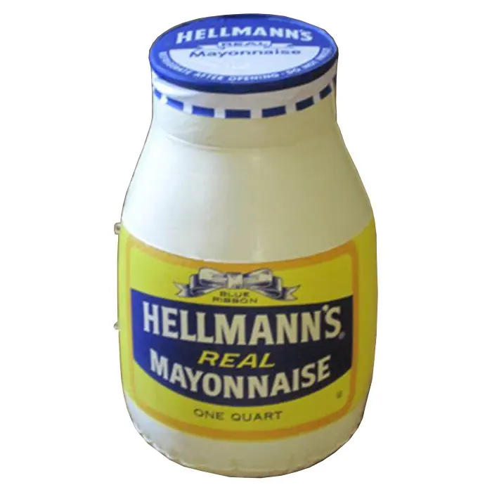 Promoción Tienda Exhibición Publicidad Hellmans Mayonesa Tarro inflable
