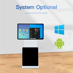 Soporte de suelo para interiores de 55 pulgadas, pantalla Lcd táctil de rotación de 360, pantalla de publicidad, quiosco de señalización Digital giratorio Android para tienda - Product Image 3