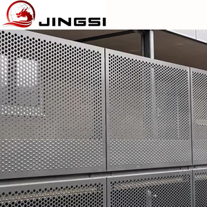 Verzinktes Grill gitter 6mm Lochblech zaun Perforierte Aluminium platten für Fassaden verkleidungen außen