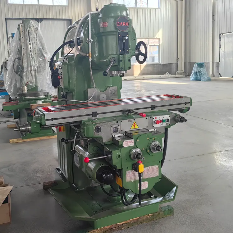Vertical horizontal drilling milling and tapping integrated lifting platform universal milling machine x5032