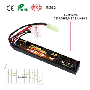 Melasta高额定值3s 11.1v 1200毫安时20c遥控电池可充电锂电池 - Product Image 3