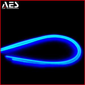 AES Led ยืดหยุ่น DRL Led Strip60cm/85ซม. สีขาวสีเหลืองนำแถบวันเวลาวิ่ง - Product Image 4