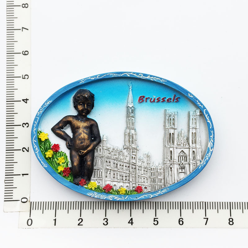 Bruxelles ovale colorée