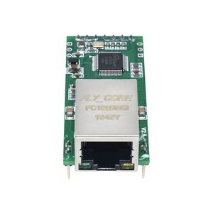 FS100P USR-TCP232-T2 Tiny Serial Ethernet Converter Modul Seriell UART TTL zu Ethernet TCPIP Modul Unterstützung DHCP und DNS