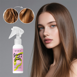 Spray Anti-Crespo per Capelli Etichetta Privata 100ml Trattamento Naturale Riparatore con Burro di Karité Spray Districante - Product Image 1