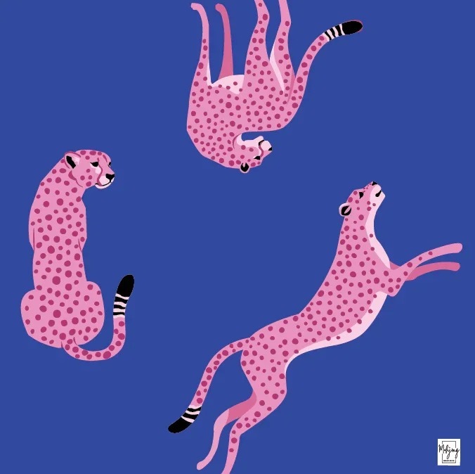Leopardo Turquesa