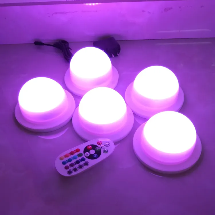 مجموعة مصابيح LED بلاستيكية على شكل بيضة مستديرة عالية الطاقة بإضاءة 5 واط