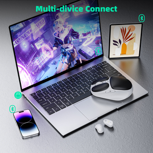 2024 einzigartiges Design Bluetooth Maus mit Bluetooth-Kopfhörer niedlicher Mini-Laptop Computer 8D wiederaufladbare kabellose Maus - Product Image 5
