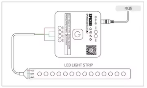 2024 colore dei sogni Led striscia RGB Controller SP638E DC5-24V SPI LED Controller musica a colori magici Led Dimmer Smart Bluetooth Control - Product Image 5