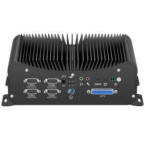 Mini PC de escritorio sin ventilador HLY Core i5 8250U DDR4 RS232 2 LAN SATA VGA GPIO PS2 LPT ordenador Industrial integrado de baja potencia - Product Image 1