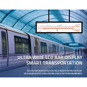 Ultra Wide 19 43 Inch <strong>LCD</strong> Bar Monitor <strong>Display</strong> for Education Retail Store Retail Shelf Digital Signage SDK <strong>Function</strong> for Subway - Product Image 4