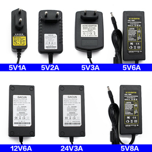 DC12V адаптер AC100-240V трансформаторы выход DC12V 1A 2A 3A 5A 6A 8A 10A вилка европейского и американского блок питания для светодиодной ленты - Product Image 3