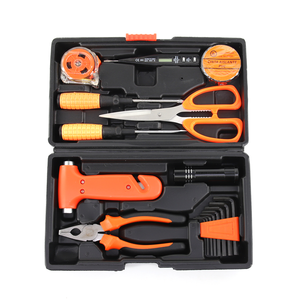 9-Piece Home Tool <strong>Kit</strong> with <strong>Easy</strong> Carrying Box, Small Basic Hand Tool Set Perfect for DIY Building, Home and Woodworking-001 - Product Image 1