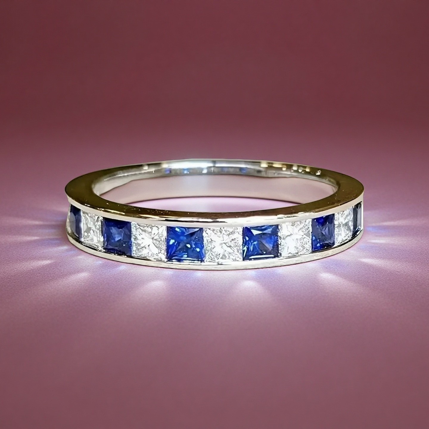 Argent --- Couleur-Couleur--Diamant carré