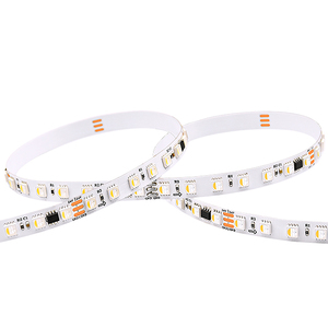 Ucs2904 Rgbw 12mm PCB Led şerit Dc24v 96leds/m renkli adresli dekoratif ışık Ic 2904 piksel şerit ışık - Product Image 1
