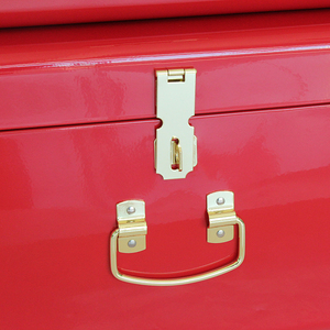 Christmas <strong>Red</strong> Set of 2 Metal <strong>Trunk</strong> Storage <strong>Trunk</strong> Metal Storage <strong>Trunks</strong> - Product Image 6