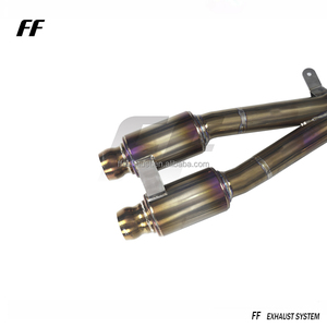 BMW M3 E90/E92/E93 için performans titanyum egzoz orta boru X boru iniş borusu ile 2007 2013-titanyum egzoz - Product Image 6