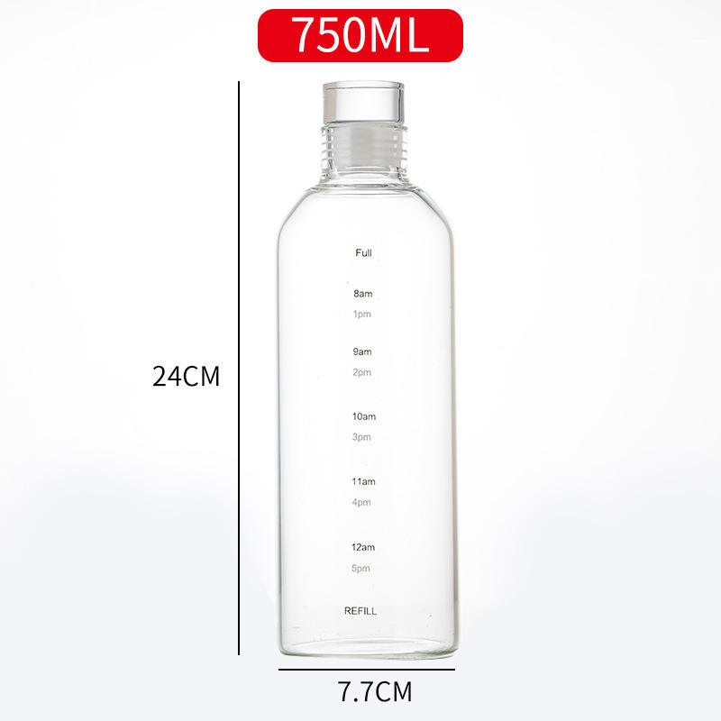 750ml has a scale