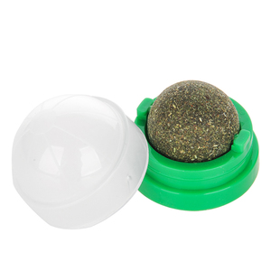 Catnip Cat Wall Stick-On Ball Toy Treats Venta al por mayor Lamiendo Catnip Toys para gato - Product Image 1
