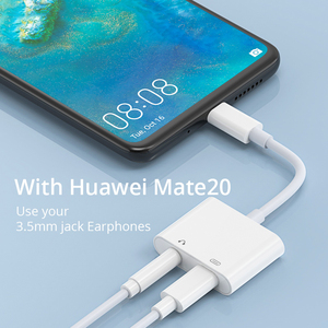 2 in1タイプC-USBC for iPad Pro 11 Huawei Mate 20 Pro Lite電話アダプター充電器3.5mmジャックイヤホンデータ同期ケーブル - Product Image 5