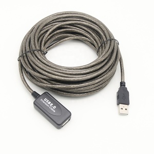 10M 20M 30m <span class=keywords><strong>Usb</strong></span> <span class=keywords><strong>2.0</strong></span>公对母有源中继器延长电缆高速480Mbps笔记本电脑传输延长电缆