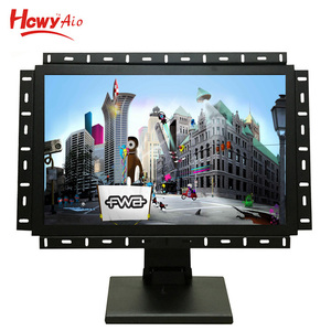 Caja de Metal IP65 a prueba de polvo 17 ''marco abierto, pantalla táctil LCD Monitor 12v DC de entrada resistiva capacitiva táctil infrarroja opcional - Product Image 1