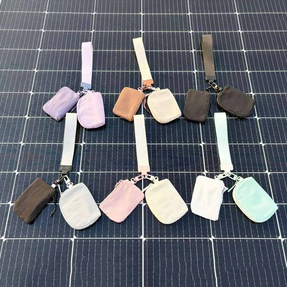 Rts Mới Nhất Kép Pouch Vòng Tay Xách Tay Mini Ví Có Sẵn Trong Nhiều Màu Sắc Có Thể Tháo Rời Chủ Thẻ Đồng Xu Nhỏ Ví